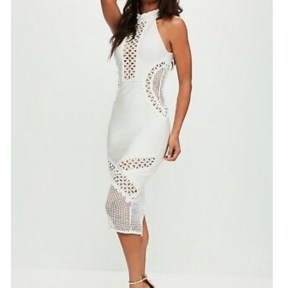 Missguided bandage and lace cutout midi dress - Picture 2 of 5